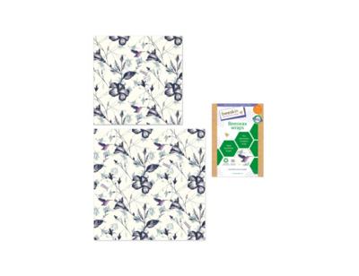 Beeskin Bijenwasdoeken set - medium en large - hummingbird