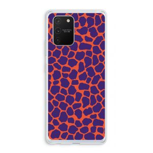 Purple Giraffe: Samsung Galaxy S10 Lite Transparant Hoesje