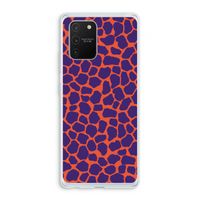 Purple Giraffe: Samsung Galaxy S10 Lite Transparant Hoesje Purple Giraffe: Samsung Galaxy S10 Lite Transparant Hoesje