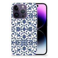Apple iPhone 14 Pro | TPU Case | Flower Blue