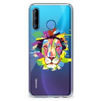 Huawei P30 Lite Stevig | Bumper Hoesje | Lion Color