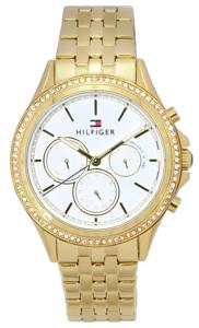 Tommy Hilfiger dames analoge zakelijke gouden band 1781977