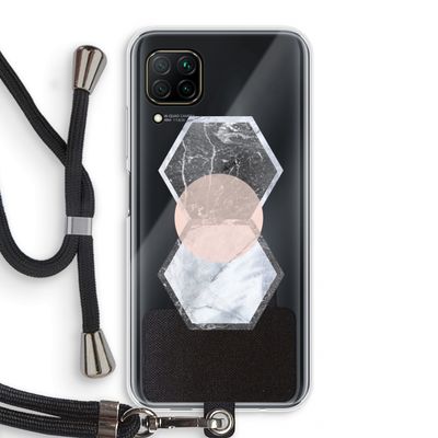 Creatieve toets: Huawei P40 Lite Transparant Hoesje met koord