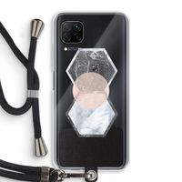 Creatieve toets: Huawei P40 Lite Transparant Hoesje met koord