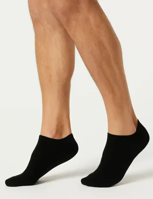 3-paar bamboe sneaker sokken - Enkelsokken viscose