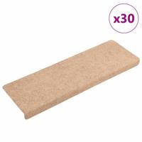 Trapmatten zelfklevend 30 st 65x21x4 cm crèmekleurig