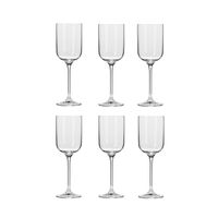 Krosno Witte Wijn glazen - Elegante glazen - Drinkglazen - 270 ml. - 6 Delig - thumbnail