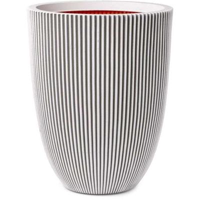 Capi Elegante Vaas Groove 46x58 cm Ivoor 445499