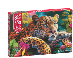 Reclining Leopard Puzzel 500 Stukjes