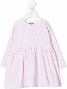 Kenzo Kids robe à motif monogrammé - Rose