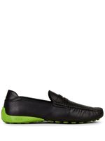 Tod's Automobili Lamborghini mocassins en cuir - Noir