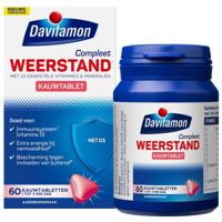 Davitamon Compleet weerstand kauwvitamines aardbei