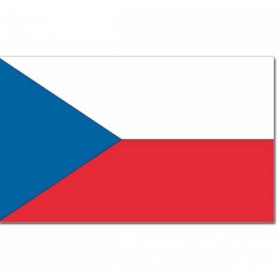 Vlag van Tsjechie - 90 x 150 cm - landen thema supporter/fan decoratie artikelen Vlag van Tsjechie - 90 x 150 cm - landen thema supporter/fan decoratie artikelen