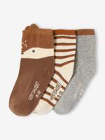 Set van 3 paar sokken > baby jongen terracotta