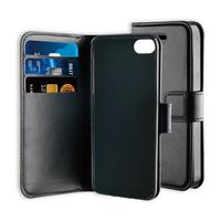 BeHello iPhone SE Hoesje - Gel Wallet Case Met Ruimte Voor 3 Pasjes Zwart - thumbnail