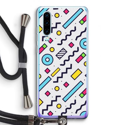 8-bit N°8: Huawei P30 Transparant Hoesje met koord