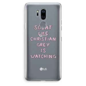 Christian Grey: LG G7 Thinq Transparant Hoesje