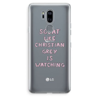Christian Grey: LG G7 Thinq Transparant Hoesje