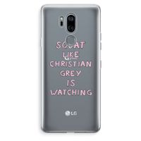 Christian Grey: LG G7 Thinq Transparant Hoesje