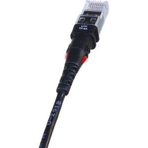 PatchSee TP-6A-U/16 netwerkkabel Zwart 4,9 m Cat6a U/UTP (UTP)
