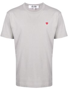 Comme Des Garçons Play t-shirt à patch cœur - Gris