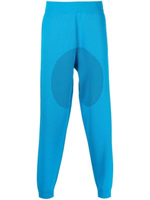 Botter pantalon de jogging à empiècements en résille - Bleu