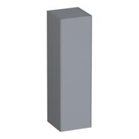 Brauer Inspire - Hoge Kast - 120 cm - 1 Deur - Greeploos - Linksdraaiend - Mat Grijs