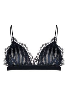 Oséree soutien-gorge à bords en dentelle - Bleu