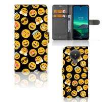 Nokia 1.4 | Telefoon Hoesje | Emoji | Portemonnee hoesje
