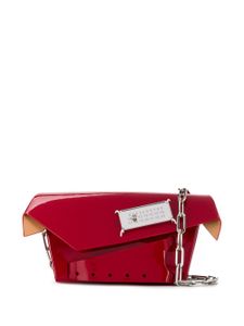 Maison Margiela petit sac porté épaule Snatched - Rouge