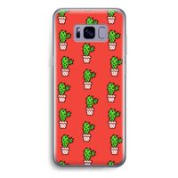 Mini cactus: Samsung Galaxy S8 Plus Transparant Hoesje