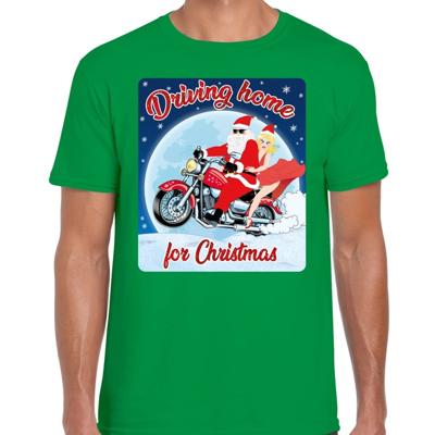 Fout Kerstshirt / t-shirt - Driving home for christmas - motorliefhebber Fout Kerstshirt / t-shirt - Driving home for christmas - motorliefhebber