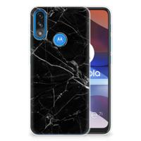 Motorola Moto E7/E7i Power | TPU | Siliconen hoesje | Marmer Zwart - Origineel Cadeau Vader