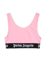 Palm Angels Kids bikini à bandes logo - Rose - thumbnail