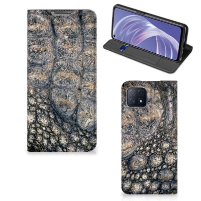 OPPO A73 5G | Hoesje maken | Krokodillenprint