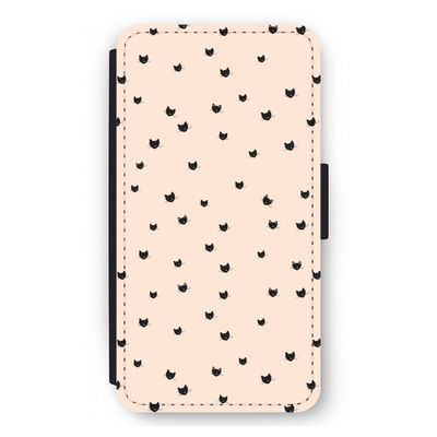 Kleine kattenkopjes: iPhone 12 mini Flip Hoesje
