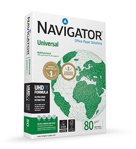 Navigator Universal papier voor inkjetprinter A4 (210x297 mm) 500 vel Wit