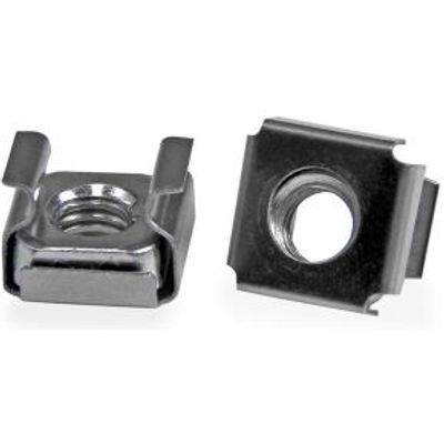 StarTech.com 50 Stuks M6 Plaatmoeren voor Serverrack
