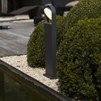 Staande tuinlamp antraciet Lutec &apos;Fele&apos; verstelbaar modern 70 cm