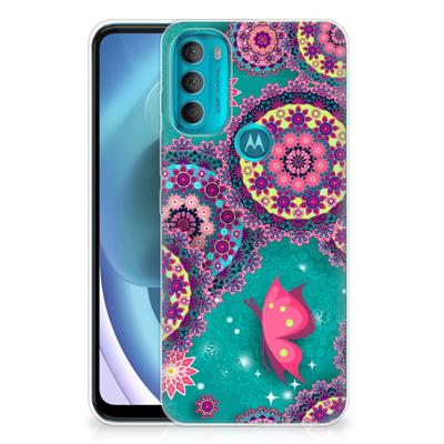 Motorola Moto G71 5G | Hoesje maken | Cirkels en Vlinders