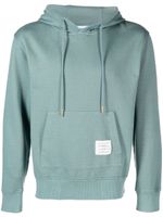 Thom Browne hoodie à patch logo - Bleu - thumbnail