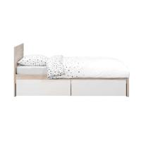 Leen Bakker - Bed Tempo Incl. Ladenset - Eikenkleur - 90x200 Cm - Spaanplaat - Bruin
