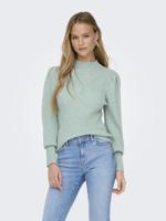 Only Onlkatia L/s Highneck Pullover Knt Noos 15232494 Trui Gray Mist Melange
