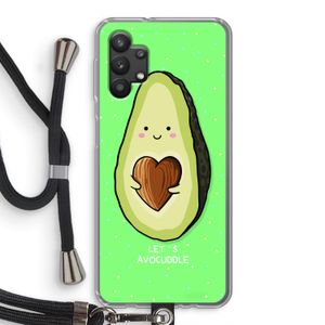 Avocuddle: Samsung Galaxy A32 5G Transparant Hoesje met koord