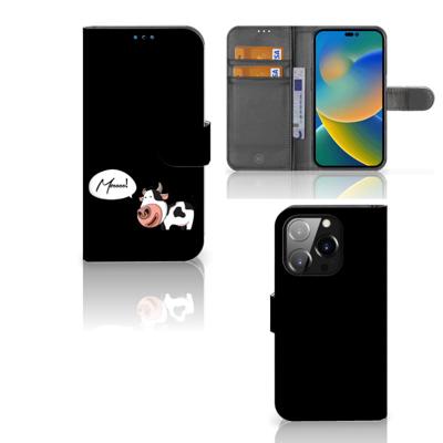 iPhone 14 Pro Leuk Hoesje Cow iPhone 14 Pro Leuk Hoesje Cow