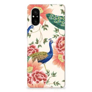 TPU Hoesje voor Sony Xperia 5 V Pink Peacock