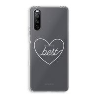 Best heart pastel: Sony Xperia 10 III Transparant Hoesje