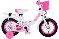 Volare ashley kinderfiets - meisjes - 12 inch - wit