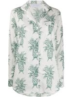 Desmond & Dempsey ensemble de pyjama Howie Pineapple Signature - Blanc