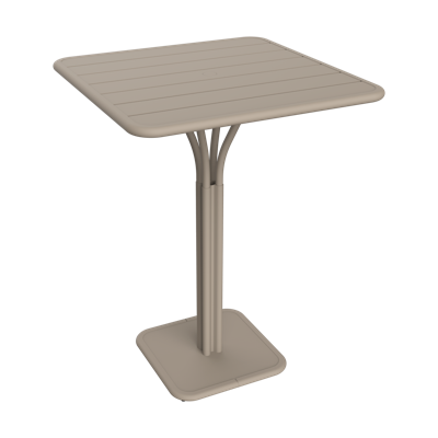 Fermob Luxembourg tuintafel hoog 80x80 cm Nutmeg